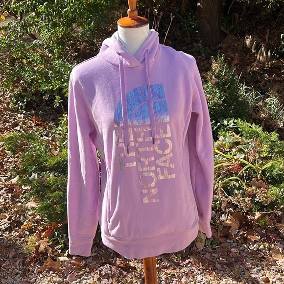 The North Face Tops - The North Face Pink Hoodie Sweatshirt